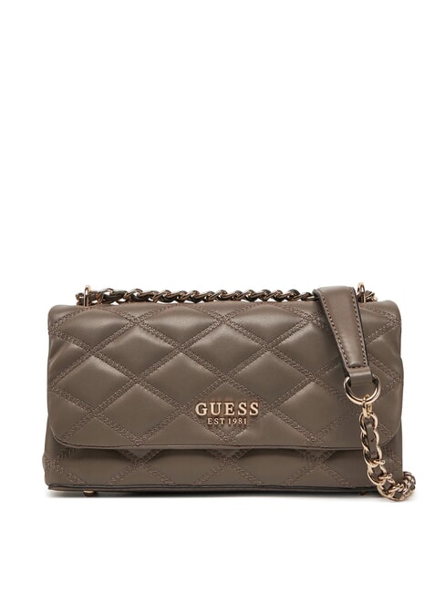 GUESS TAMSIN Shoulder bag dark taupe - Women’s Bags