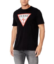 GUESS TRI LOGO Cotton T-shirt - T-shirt