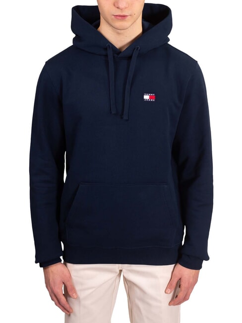 TOMMY HILFIGER TH JEANS Cotton hoodie dark night navy - Sweatshirts