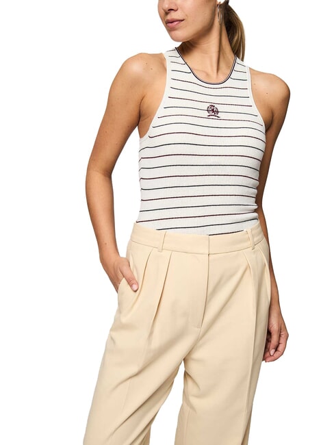 TOMMY HILFIGER TH Tank top ivory - T-shirt