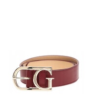 GUESS EVAINE Leather belt with G buckle - Belts