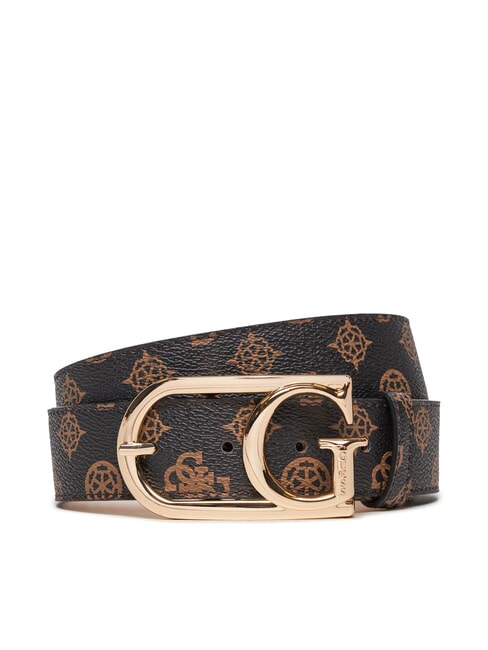 GUESS DORYS All-over print belt vikky large roo tote bag mochalog - Belts