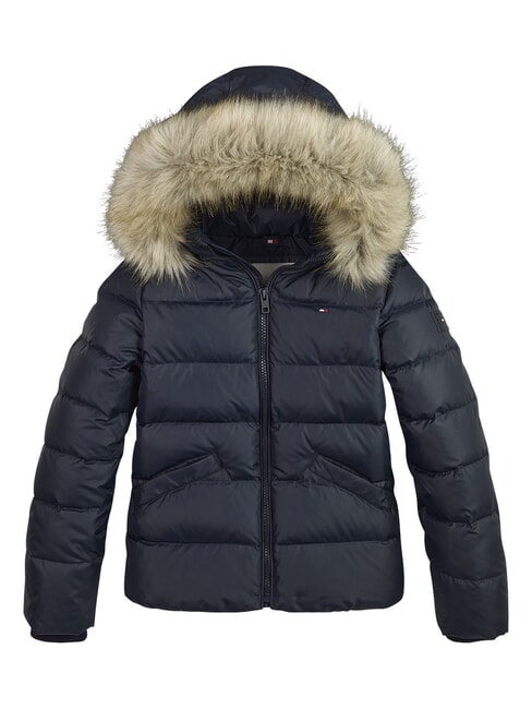 TOMMY HILFIGER TH  Down jacket with hood desert sky - Baby Jackets
