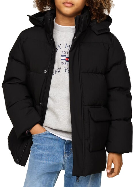 TOMMY HILFIGER TH KIDS Hooded jacket black - Baby Jackets