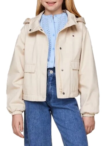 TOMMY HILFIGER TH KIDS Cotton jacket classic beige - Baby Jackets