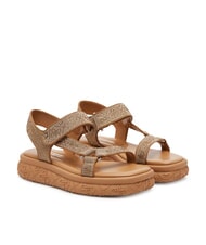 GUESS LODE2 Sandals with strap and rhinestones - Women’s shoes