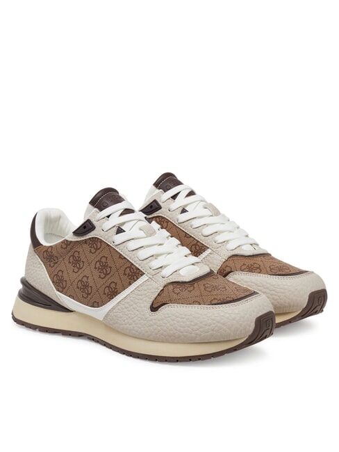 GUESS ISLAND Sneakers white beige - Men’s shoes