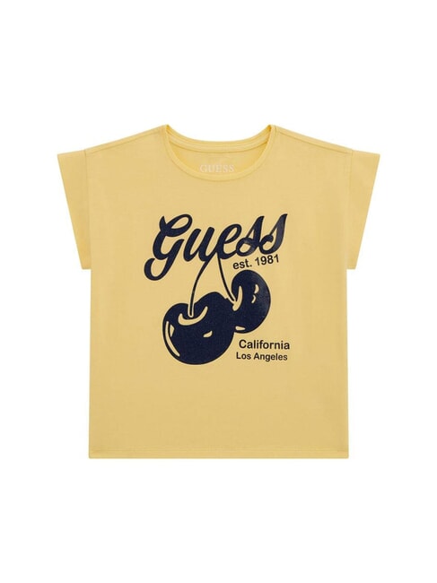 GUESS KIDS MIDI Short-sleeved T-shirt grated lemon - Child T-shirt