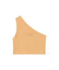 GUESS KIDS GARMENT Ribbed one-shoulder top - Child T-shirt