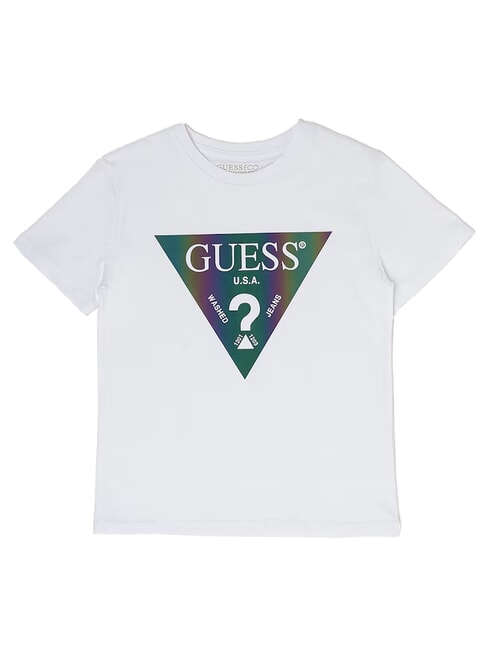 GUESS KIDS Short-sleeved T-shirt with print true white a000 - Child T-shirt