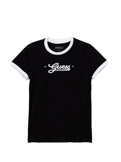 GUESS KIDS Stretch short-sleeved T-shirt jetbla - Child T-shirt