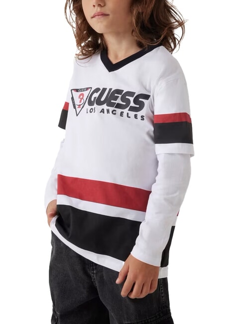 GUESS KIDS Long-sleeved T-shirt purwhite - Child T-shirt