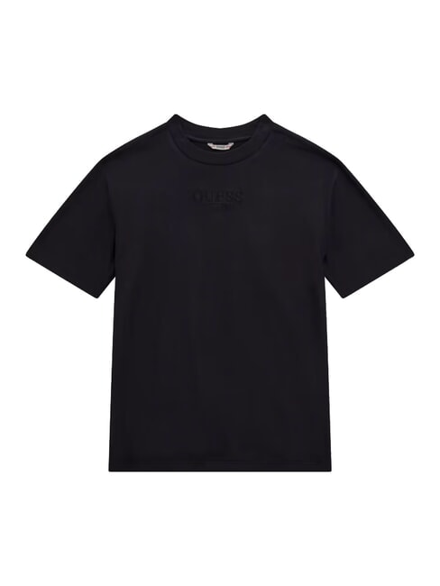 GUESS KIDS Short-sleeved T-shirt with logo embroidery jetbla - Child T-shirt