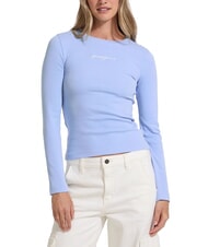 GUESS JEANS EMBRO Long-sleeved ribbed T-shirt - T-shirt