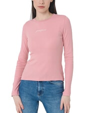 GUESS JEANS EMBRO Long-sleeved ribbed T-shirt - T-shirt