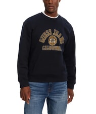 GUESS JEANS REGULAR Crewneck sweatshirt with print - Sweatshirts