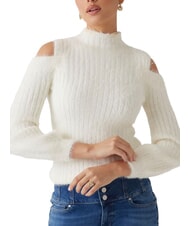 GUESS FUZZY TAKARA High neck cut out sweater - Women's Sweaters