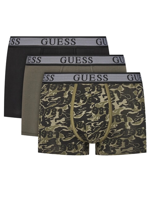 GUESS JOE 3 Multi-colored Boxers green camouflage 81 - Men's briefs