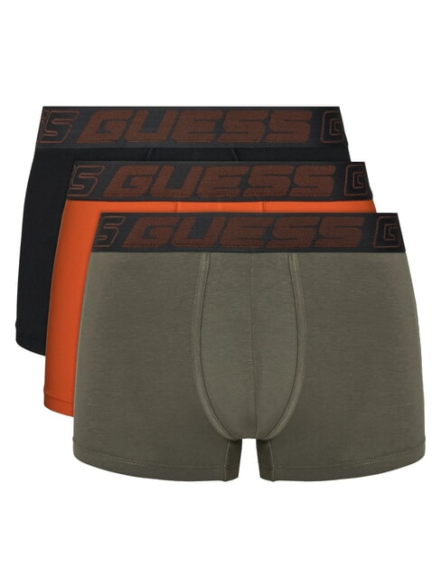 GUESS JOE 3 Multi-colored Boxers lava black orange - Men's briefs