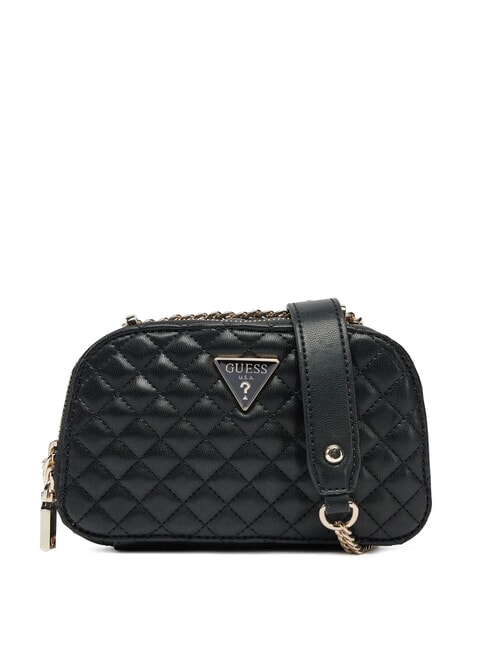 GUESS ECO RIANEE Convertible quilted bag BLACK - Women’s Bags