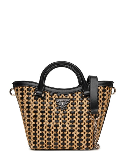 GUESS ATALIA Small handbag with shoulder strap natural / black - Women’s Bags
