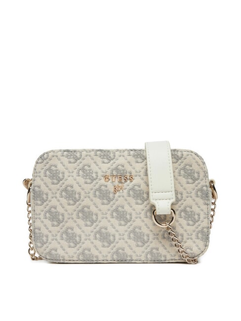 GUESS GIRL Mini jacquard shoulder bag cremwhi - Women’s Bags