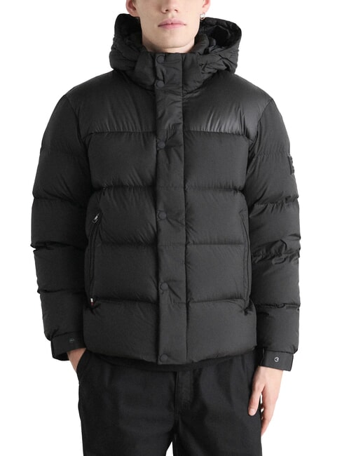 TOMMY HILFIGER TH Down jacket with hood black - Women's down jackets