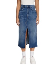 TOMMY HILFIGER TH JEANS Long denim skirt - Women's Skirts