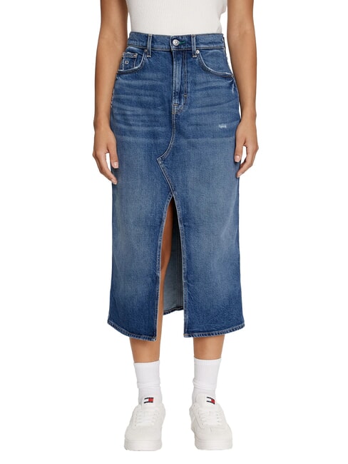 TOMMY HILFIGER TH JEANS Long denim skirt medium denim - Women's Skirts