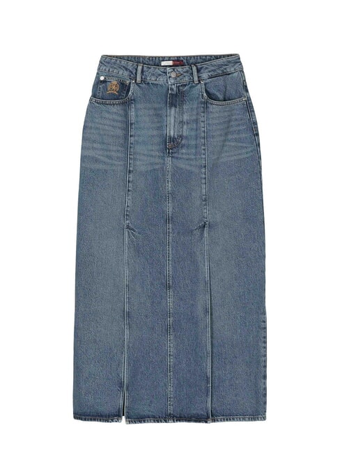 TOMMY HILFIGER TH Denim skirt washed blue - Women's Skirts