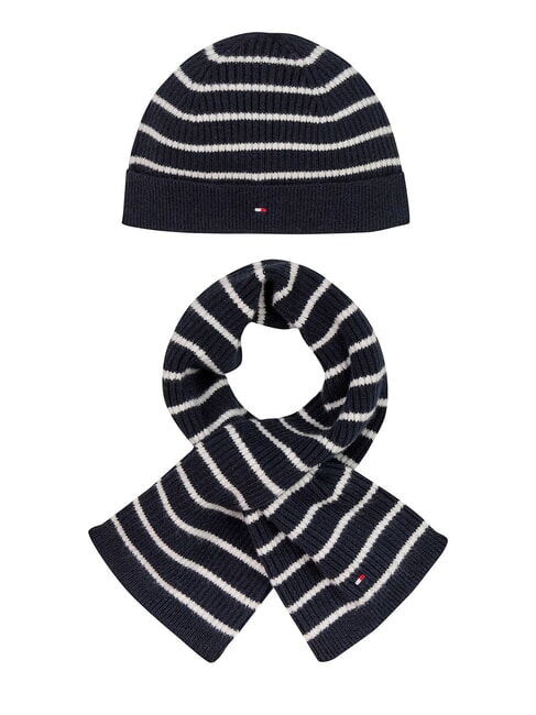 TOMMY HILFIGER TH Scarf + Hat Set desert sky - Child Scarf