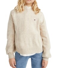 TOMMY HILFIGER TH KIDS Crew neck wool sweater - Child T-shirt