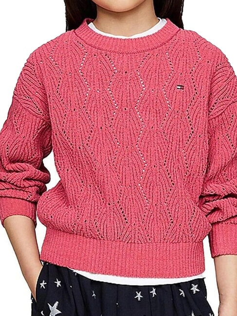 TOMMY HILFIGER TH KIDS Crew neck sweater heritage pink - Child T-shirt