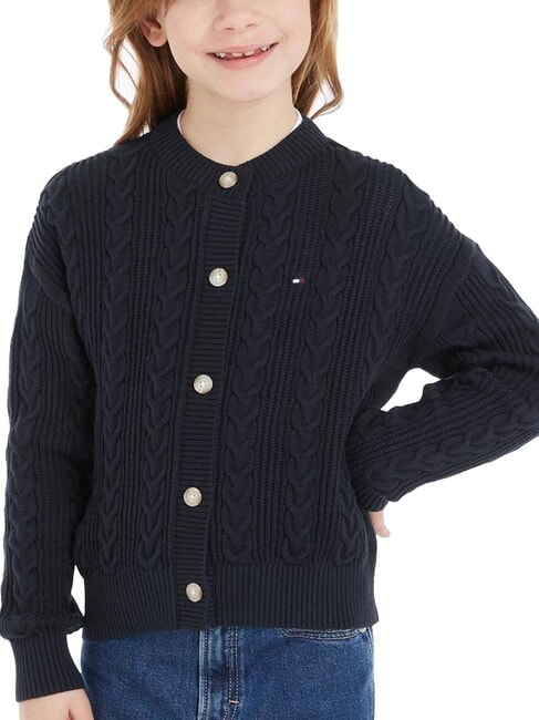 TOMMY HILFIGER TH KIDS Cotton cardigan desert sky - Child T-shirt