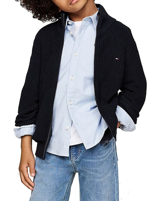 TOMMY HILFIGER TH KIDS Full zip sweater desert sky - Child T-shirt