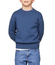 TOMMY HILFIGER TH KIDS Children's crew neck sweater Aegean Sea - Child T-shirt - 1