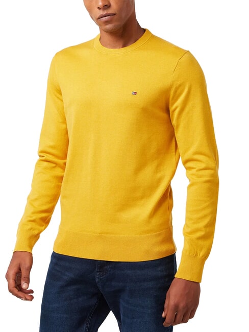 TOMMY HILFIGER 1985 CREW Cotton blend sweatshirt city yellow - Men's Sweaters