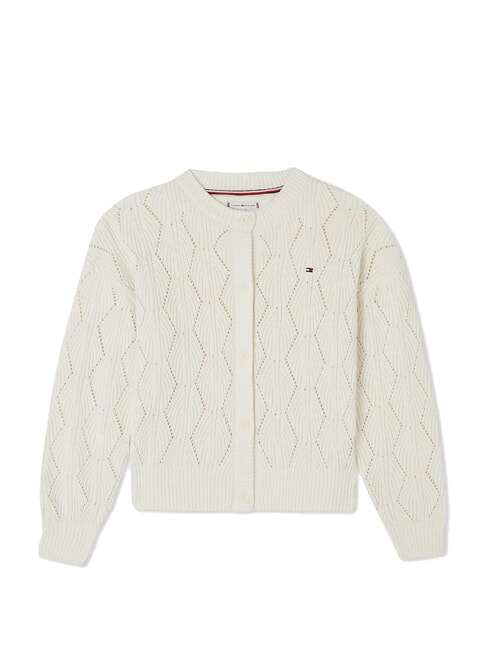 TOMMY HILFIGER TH KIDS Cardigan ivory petal - Child T-shirt