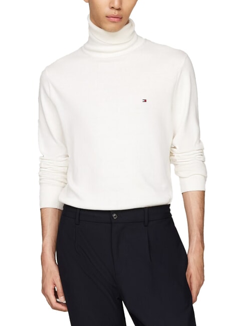 TOMMY HILFIGER TH  Turtleneck sweater ivory - Men's Sweaters