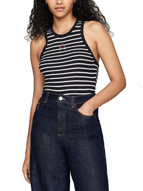 TOMMY HILFIGER TH  Sleeveless shirt desert sky - Women's Sweaters