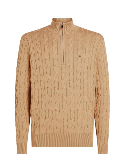 TOMMY HILFIGER TH  Turtleneck sweater safari canvas - Men's Sweaters