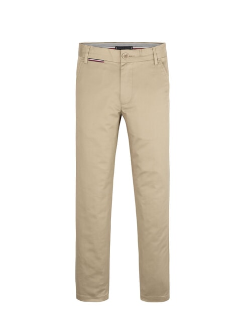 TOMMY HILFIGER TH KIDS Cotton trousers country ivory - Children's trousers