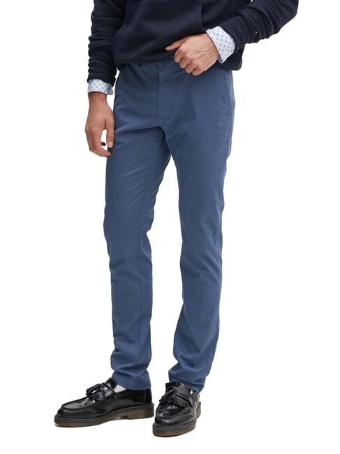 TOMMY HILFIGER TH BLEECKER Chino Pants Aegean Sea - Trousers