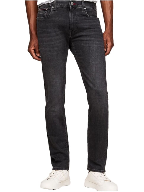 TOMMY HILFIGER TH  Slim Fit Jeans stark black - Jeans
