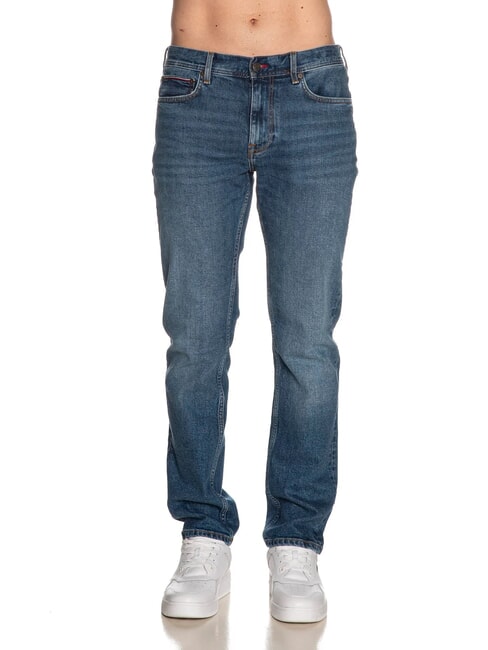 TOMMY HILFIGER TH DENTON Straight Fit Jeans Custer Indigo - Jeans