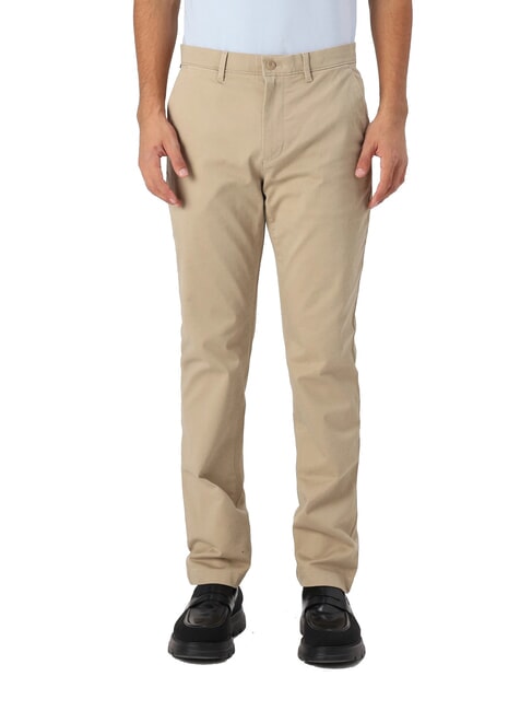 TOMMY HILFIGER TH  Men's cotton trousers khaki batique - Trousers