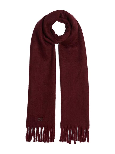 TOMMY HILFIGER TH JEANS Fringed scarf deep red - Scarves
