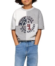 TOMMY HILFIGER TH KIDS Spliced Logo Cotton T-Shirt - Child T-shirt