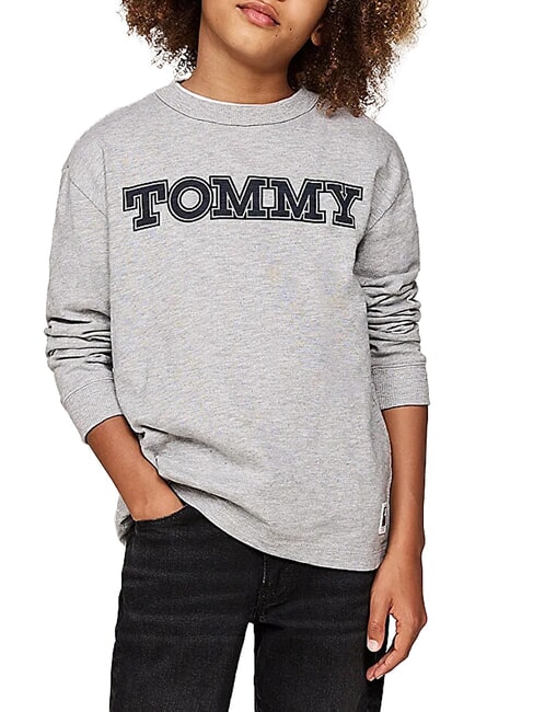 TOMMY HILFIGER TH KIDS Tommy Cotton T-Shirt light gray heather - Child T-shirt
