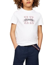 TOMMY HILFIGER TH KIDS Short-sleeved cotton T-shirt - Child T-shirt